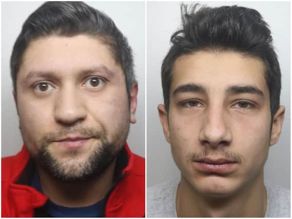 Florin Velea (L) and Cosmin Arsenie (R) claim they were so drunk they don't remember beating their two victims unconscious.