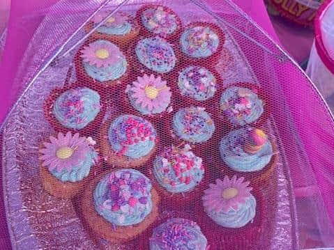 All of the cakes were homemade.