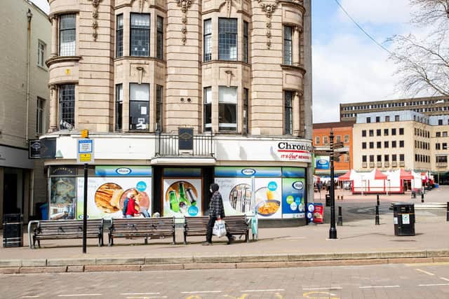 The victim was attacked in busy Market Square between 5pm and 6pm on Saturday