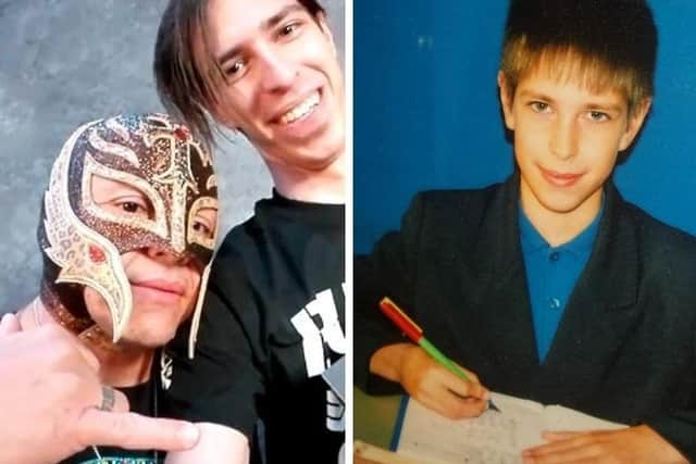 Sebastian has loved wrestling from a young age.