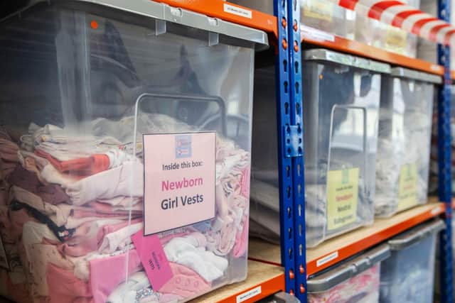 Baby Basics provides clothing, toiletries and other essentials needed for
newborns and children under 5. Pictures by Kirsty Edmonds.