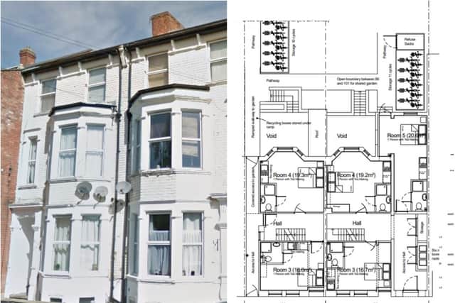 A proposal was put forward to turn a former Jesus Army town house in Colwyn Road into two HMOs for a total of 21 people.