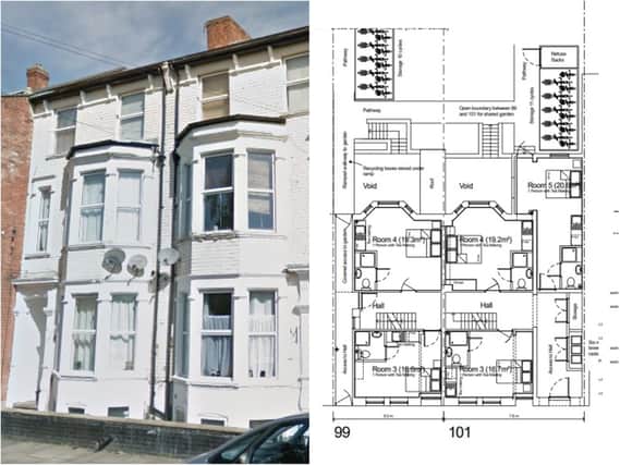 A proposal was put forward to turn a former Jesus Army town house in Colwyn Road into two HMOs for a total of 21 people.