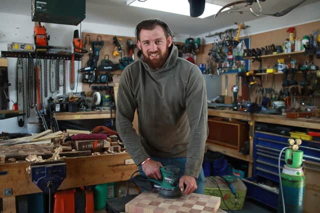 Tom Wood has been told to go easy with his woodwork after a recent health scare