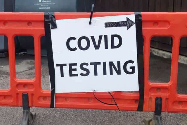 Testing stations are deployed in Northampton, Kettering and Corby on Thursday