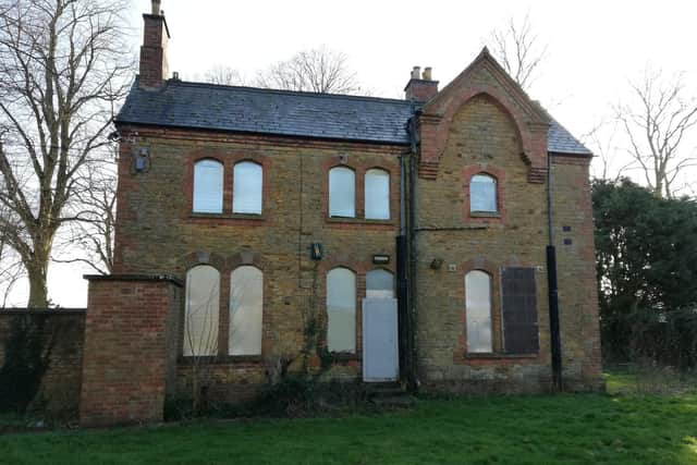 The farmhouse has been boarded up since 2018. Picture by James Averill
