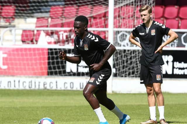 Christopher Missilou joined up with his new team-mates on Thursday.