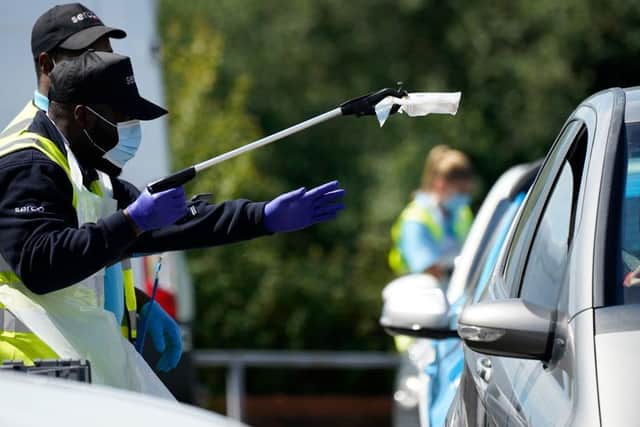 Extra testing units have been set up in Northamptonshire in response to rising infection rates. Photo: Getty Images