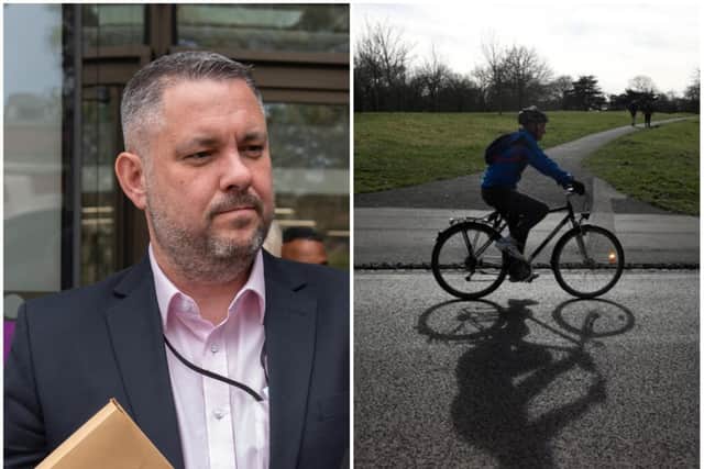Cllr Smithers oversaw the project to spend 75,000 of Government funding on digital cycle counters.