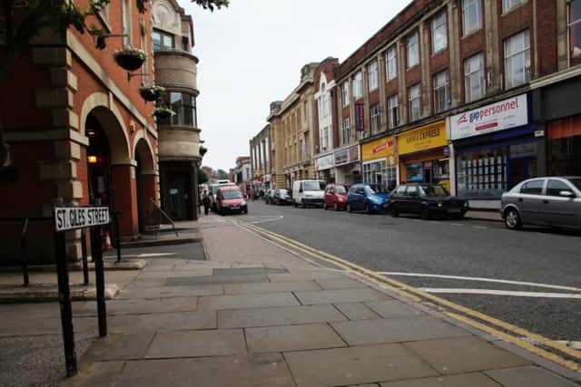 The parking bays on the north side of St Giles Street will be temporarily closed to make the pavement wider.