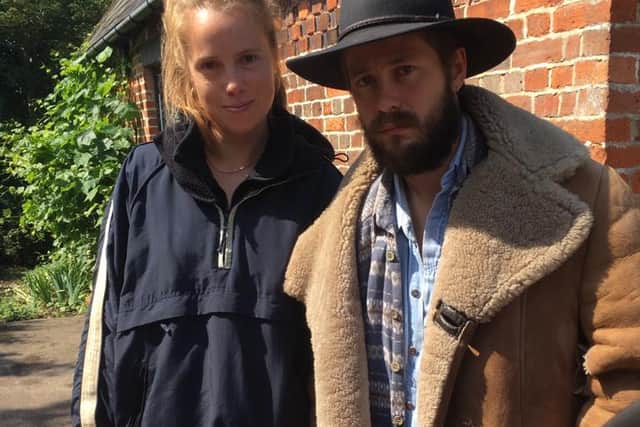 Emily and Richard, who had never acted before, starred in the production.