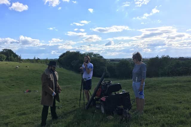 The film was shot in the family home and surrounding countryside.