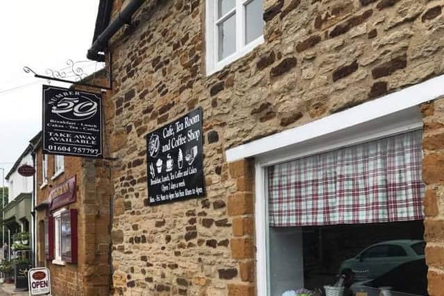 Number 50 Tearoom in Main Road, Duston