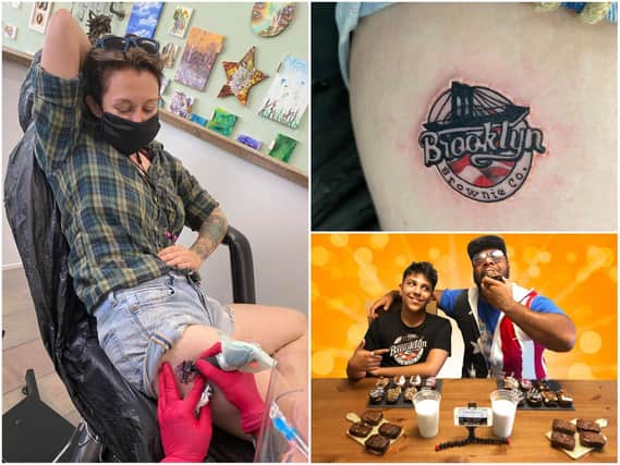 Brooklyn Brownie says they'll keep their promise after four fans took them up on an April Fools' challenge to get tattoos of their logo in exchange for a lifetime discount.