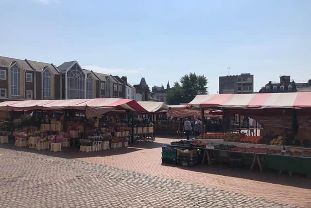 Market stall holders are struggling to stay afloat during these difficult times.