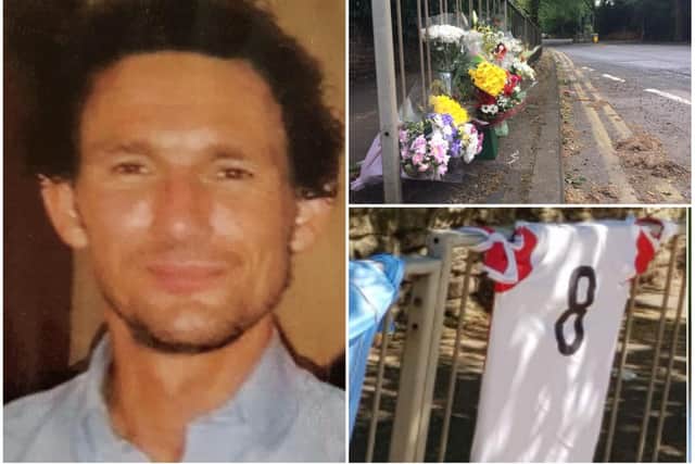 A shirt that was laid in tribute to Northampton man Stephen 'Swanny' Swann has gone missing.