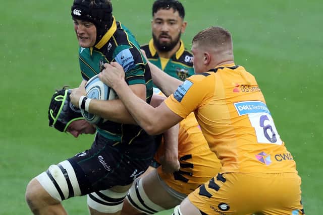 Alex Coles suffered an ankle injury against Wasps