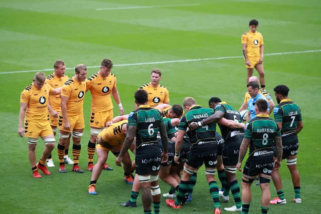 Saints played Wasps last Sunday and now face a hectic schedule in the coming weeks