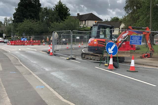 The works are causing traffic flow issues and residents are worried the additional lane will increase general traffic flow.