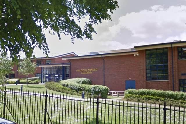 Malcolm Arnold Academy on Trinity Avenue, Northampton. Photo: Google