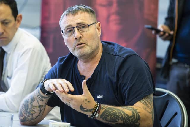 Stan Robertson is charity leader at Project 16:15 Rough Sleeper Support. Picture by Kirsty Edmonds.