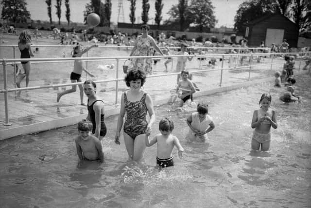 Midsummer Meadow was popular when this photo was taken in July 1966.