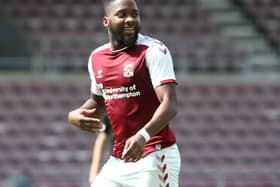 Antonio German played 80 minutes for the Cobblers on Saturday.