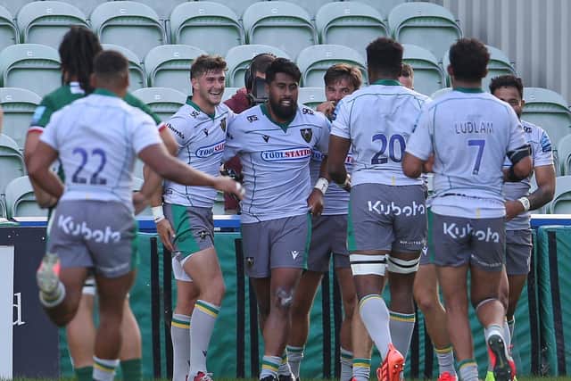 Ahsee Tuala scored a fine try for Saints at The Stoop