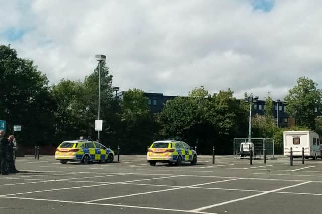 Police attended around midday and were still there at 2.15pm.