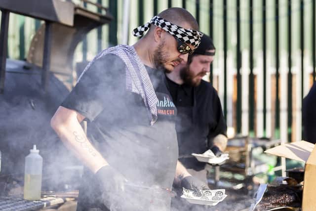 The Smoke Pit's signature grills, pictured at the inaugural Smoke Street festival, will be returning to Duston Mill for the second event this weekend
