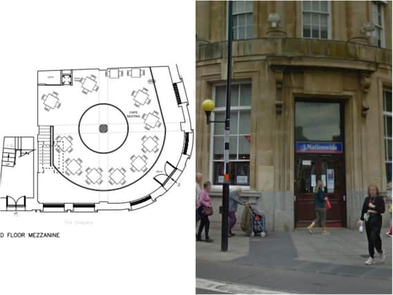 A plan to turn the former Nationwide bank on the Drapery into a cafe has been approved.