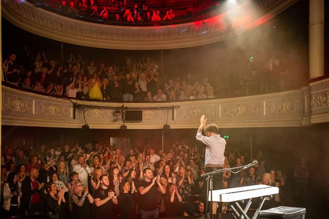 Billy Lockett headlining The Royal stage at Royal & Derngate in 2018. Photo by David Jackson.