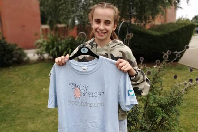 Thea has set herself a hefty challenge to raise money for Baby Basics Northampton.