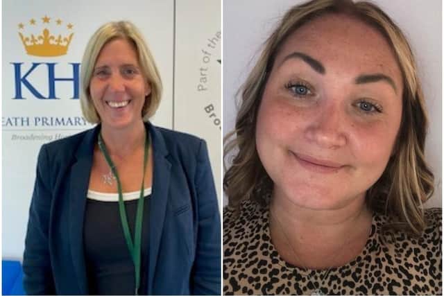 Kings Heath Primary Academy principal Kim Duff (left) and Angela Watts, head teacher at The Arbours Primary Academy