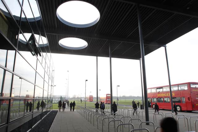 A huge number of Corby Business Academy students rely on buses to get to school.