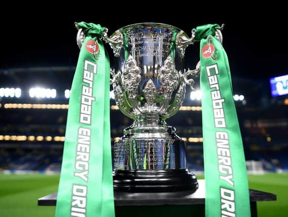 The Carabao Cup trophy.