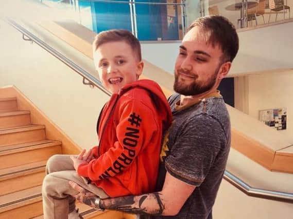 Josh Collins is jumping out of a plane to help his stepson Zach.