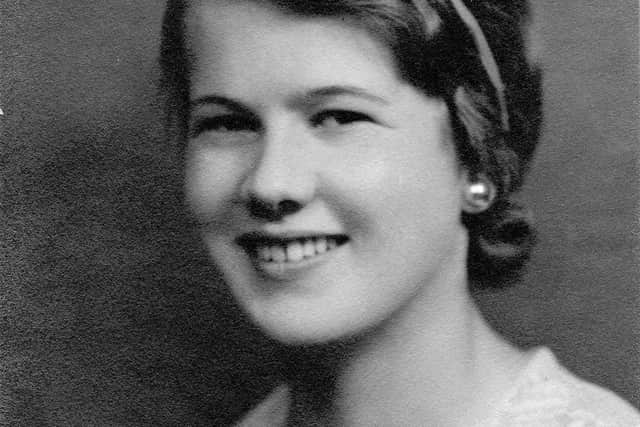 Joyce pictured in her younger days around the time she became a nanny.