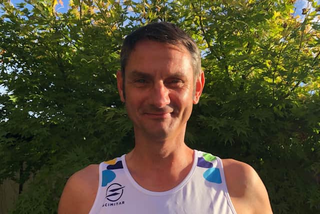 Martin has been training hard for the event.