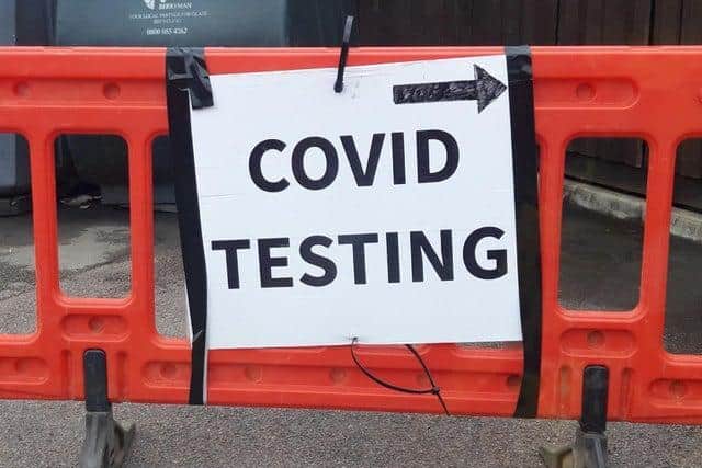 Northampton residents should only book a coronavirus test if they symptoms, having previously been told they could get one without symptoms