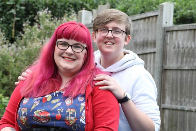 Mum and son, Karen and Alfe. Pictures: JPIMedia
