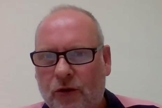 Northampton Borough Council leader Jonathan Nunn on the weekly virtual press conference about coronavirus in Northamptonshire