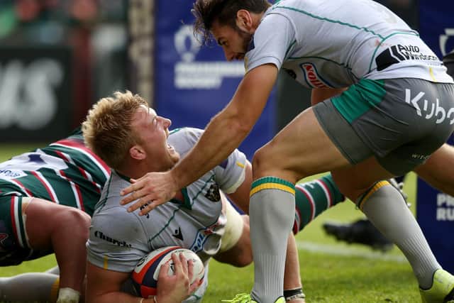 David Ribbans has a history of scoring at Welford Road