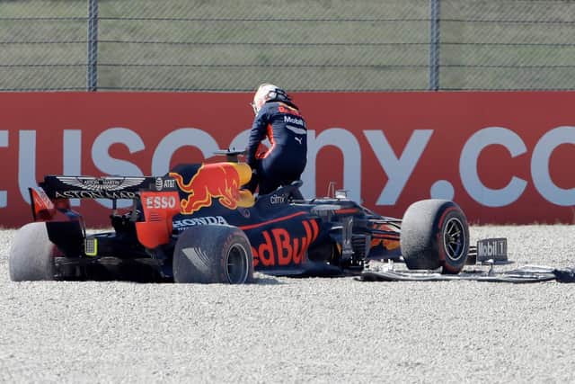 Max Verstappen retired on the opening lap