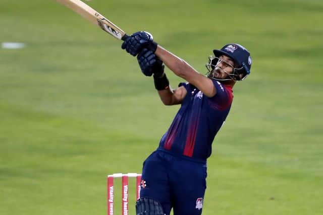 Saif Zaib in action for the Steelbacks against the Rapids