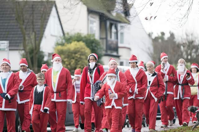 The Northampton Santa Run & Walk was held by Paul, in aid of the Rotary Club Northampton, Cynthia Spencer Hospice, Northampton General Hospitals Charity, & The Lewis Foundation. Pictures by Kirsty Edmonds.