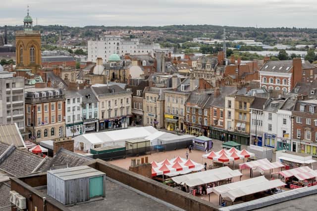 Northampton's Market Square testing centre is turning people away who do not have appointments