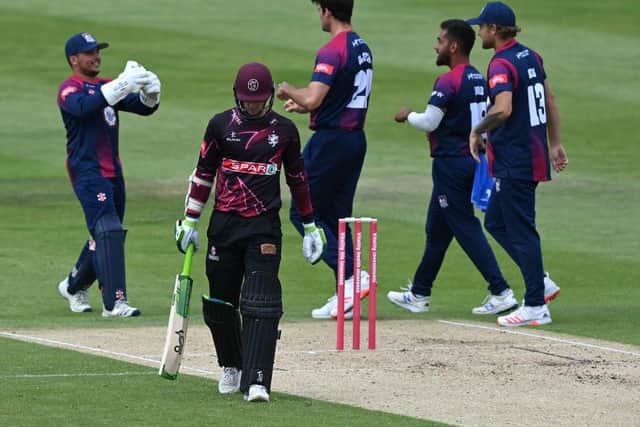 The Steelbacks were nine-run winners over Somerset at the County Ground in August