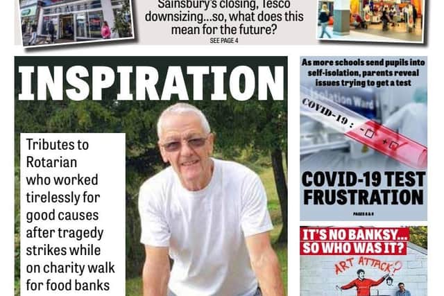 Paul's story is on the front page of this week's edition of the Chronicle & Echo.