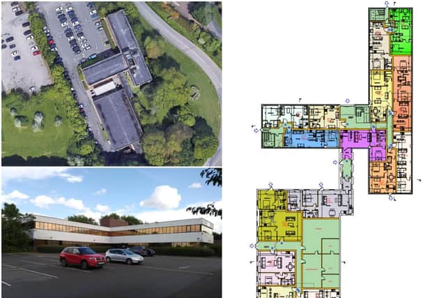 An office block off Hunsbury Hill Avenue could be converted into a block of 25 flats.